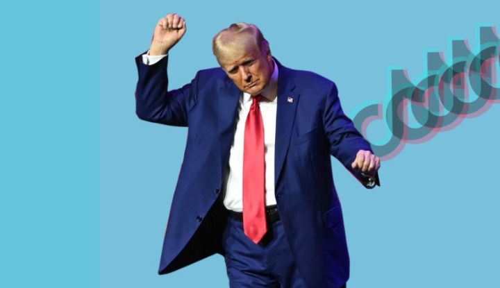 Вирусное видео: фирменный танец Трампа перед солдатами стал хитом в сети