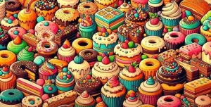 🎂 Сможете найти спрятанное число среди десертов за 7 секунд?