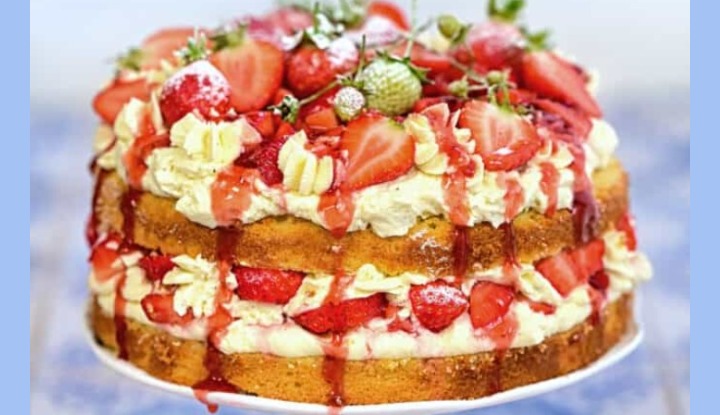 🍓 Клубничный торт мечты: лёгкий, нежный и такой летний!