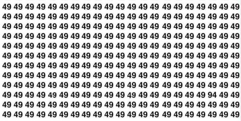 ⏱️ Задача на 7 секунд: сможете отыскать спрятанное число «94»?