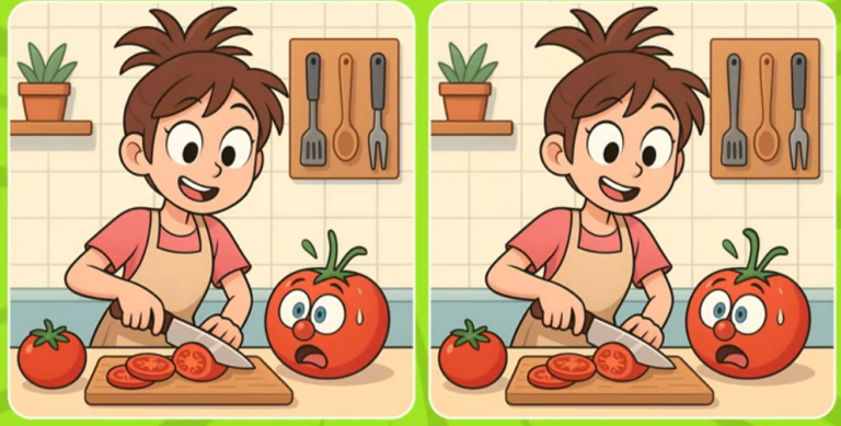 🍅 Что-то здесь не так! Найди 3 отличия между этими картинками за 15 секунд - только 1 из 5 замечает всё с первого раза