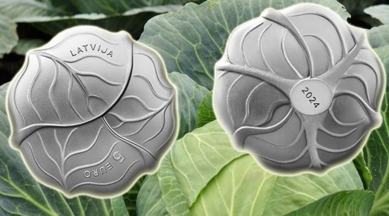Латвийская «Капуста» признана лучшей серебряной монетой мира