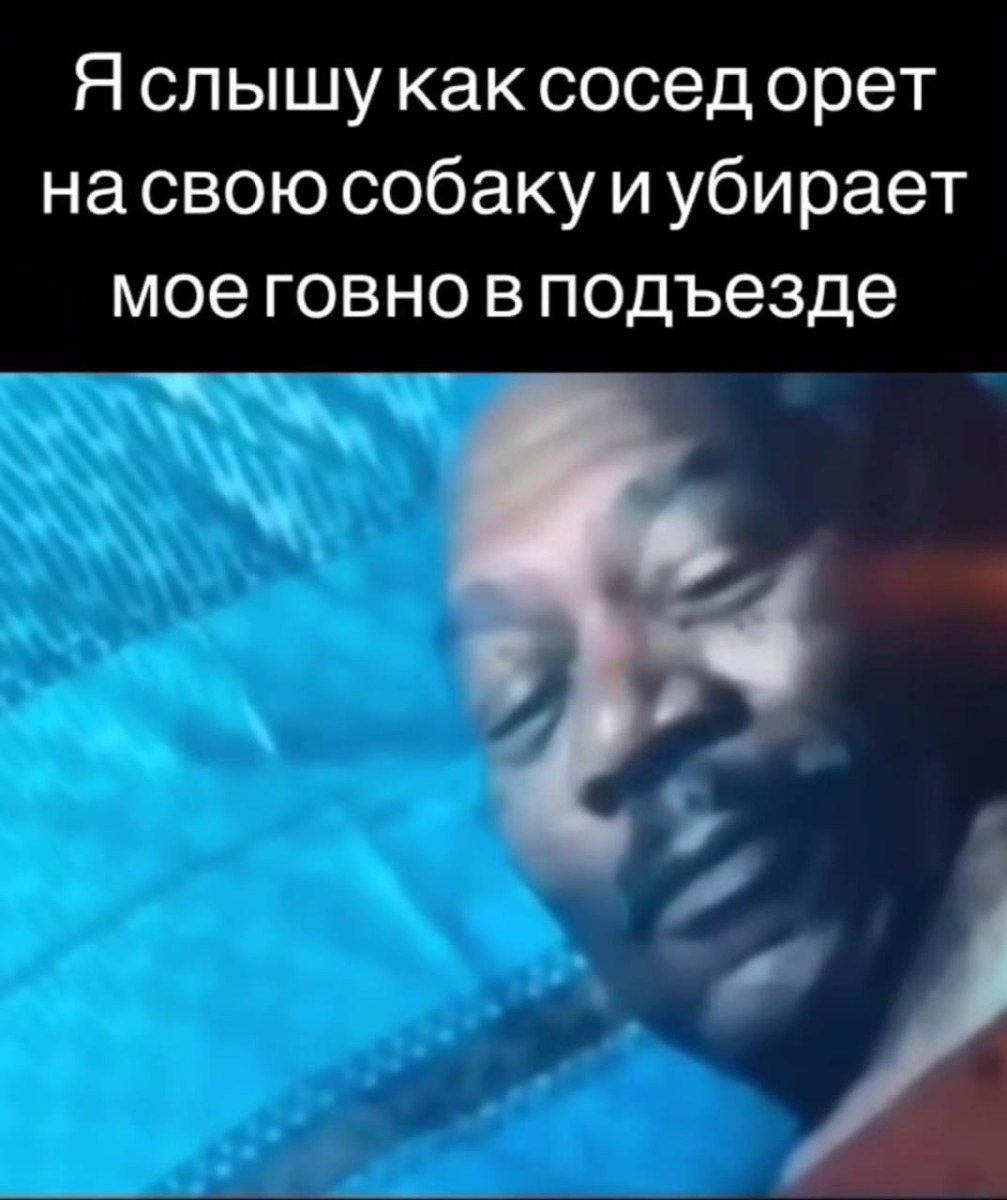 Мем о соседе, который ругает собаку за чужую шалость
