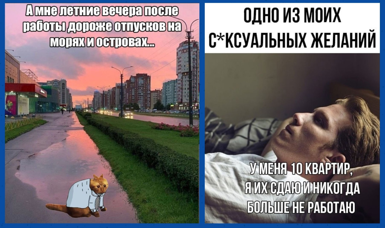 Смешные картинки про работу и летние вечера