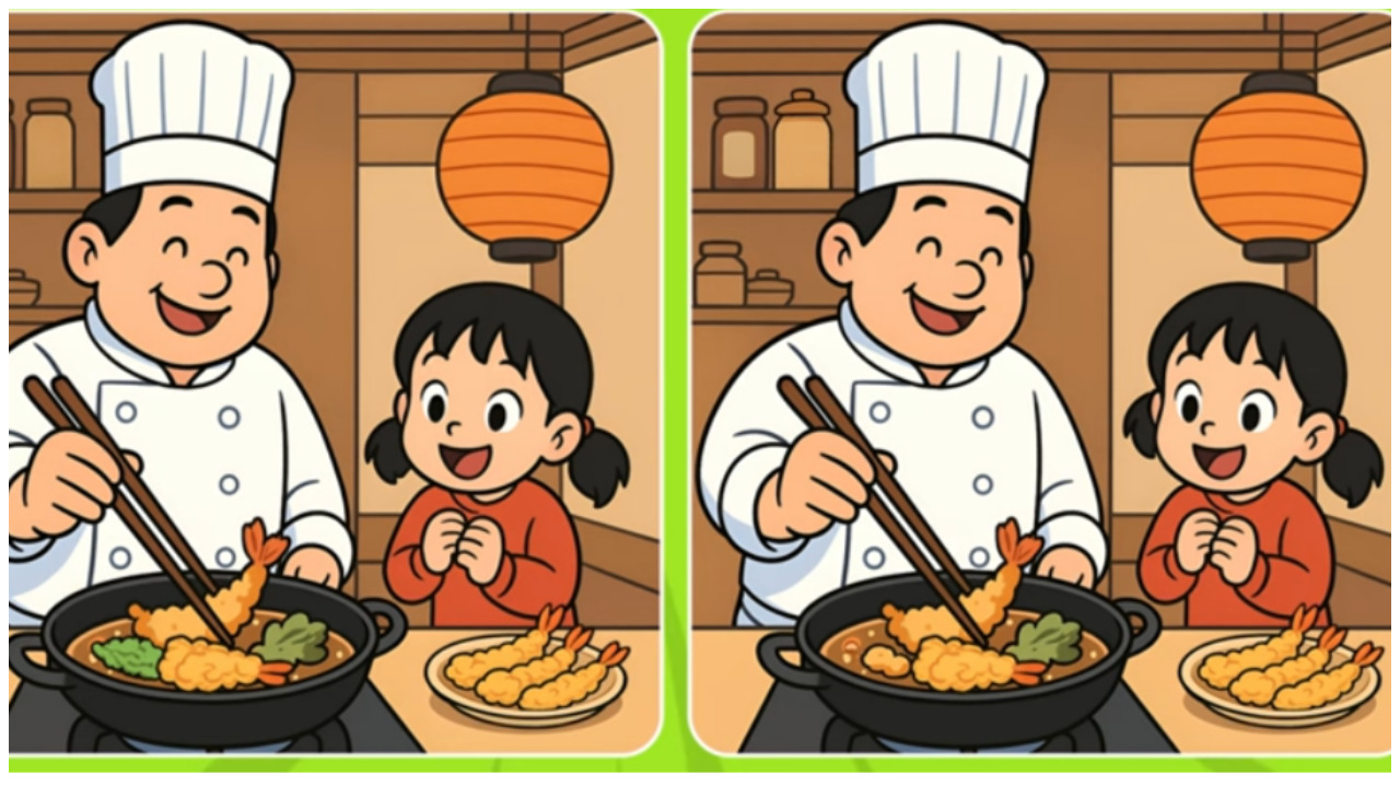 🍤🍲 Новая визуальная загадка протестирует ваше зрение: найдете 3 отличия за 30 секунд?!