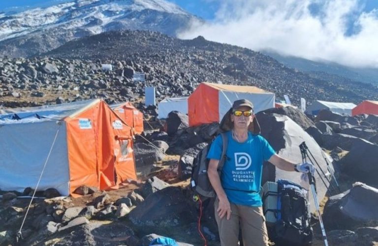 Врач из Даугавпилса покорил легендарный Арарат