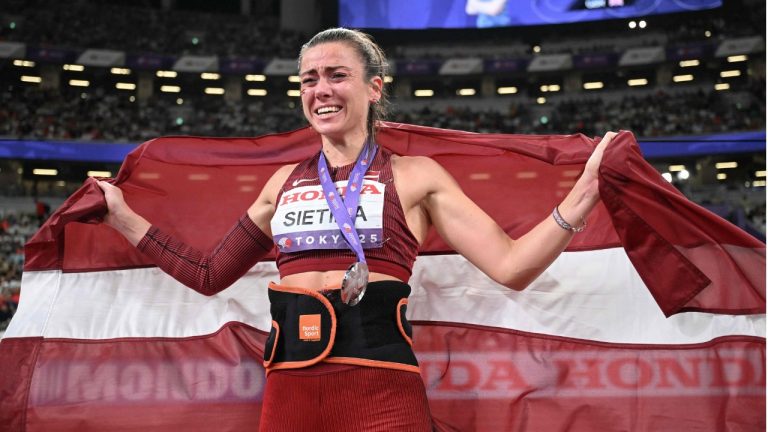 Анете Сиетиня завоевала серебро на чемпионате мира в Токио