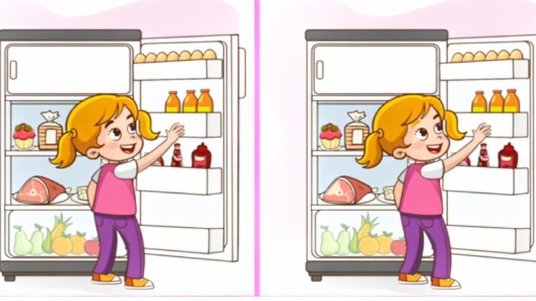 🧊 Открой холодильник мозга! Сможете ли вы найти 3 отличия за 20 секунд?