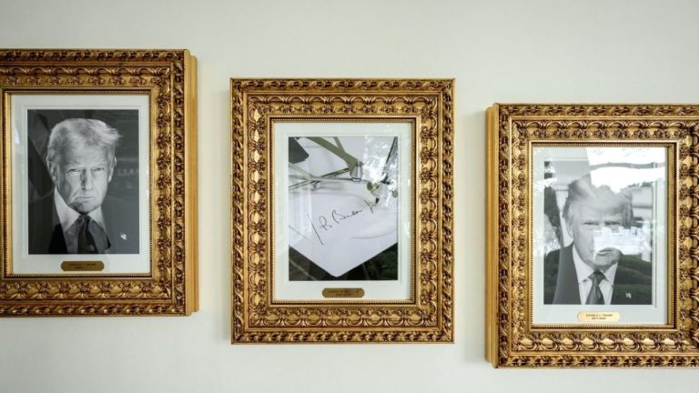 Портрет Байдена в Белом доме Трамп заменил на фотографию автопера