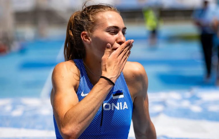 Эстонская легкоатлетка-рекордсменка номинирована на европейскую премию «Восходящая звезда»