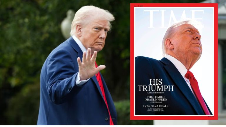 Дональд Трамп недоволен снимком на обложке Time - «стерли волосы и добавили корону»