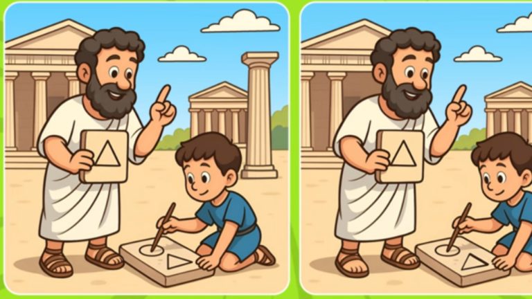 Миссия “Найди отличия”: античная головоломка для тренировки ума