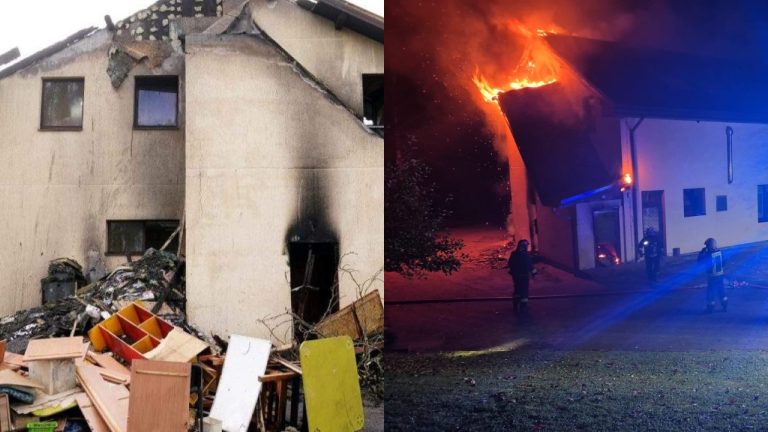 В Саулкрастском крае ночью сгорел детский сад Bitīte