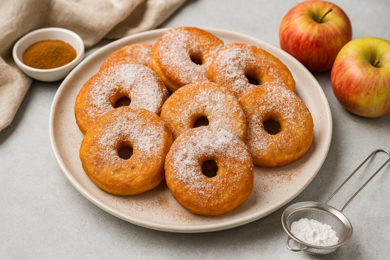 Яблочные пышки, как в детстве: нежные, ароматные и очень простые