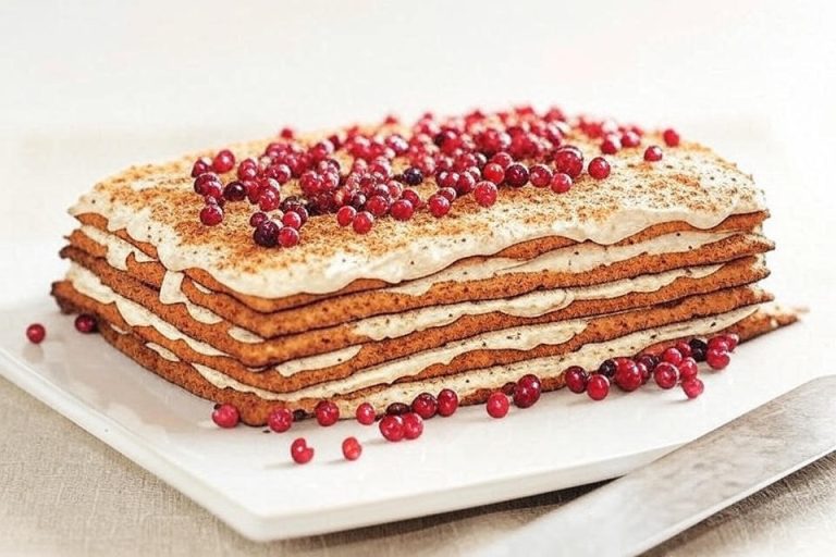 Медовый торт со сметанным кремом за 10 простых шагов