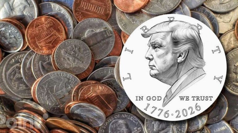 В США выпустят однодолларовую монету с изображением Трампа