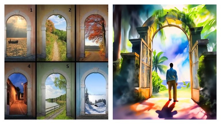 Что открывают врата, через которые вы хотите пройти? То, что вас привлекает, говорит о том, насколько вы проницательны или вдумчивы.