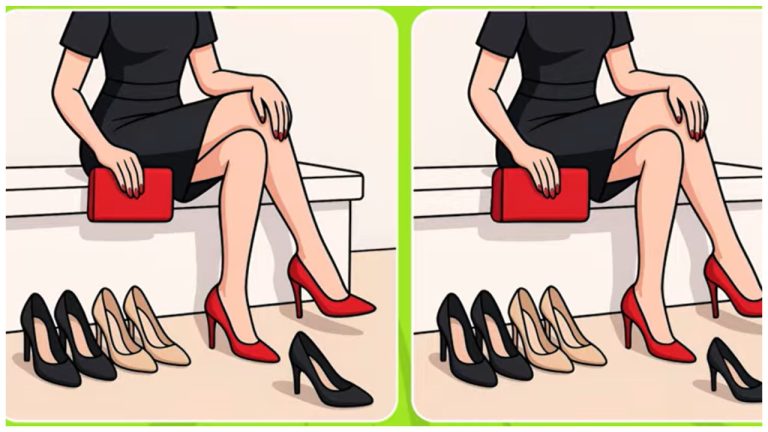 👠 Где подвох? Найдите 3 отличия за 20 секунд!