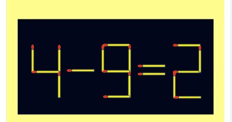 Гениальность в одном движении: разгадай задачу со спичечной головоломкой!