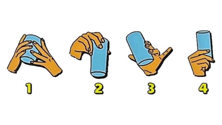 Что говорит о вас то, как вы держите стакан? Узнайте, застенчивы ли вы, добры или расчётливы.