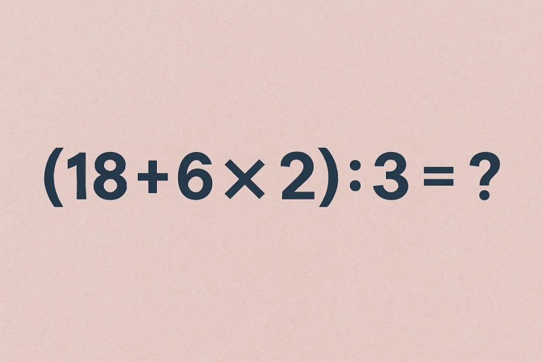 Хитрый экзамен на логику, без подсказок и калькулятора