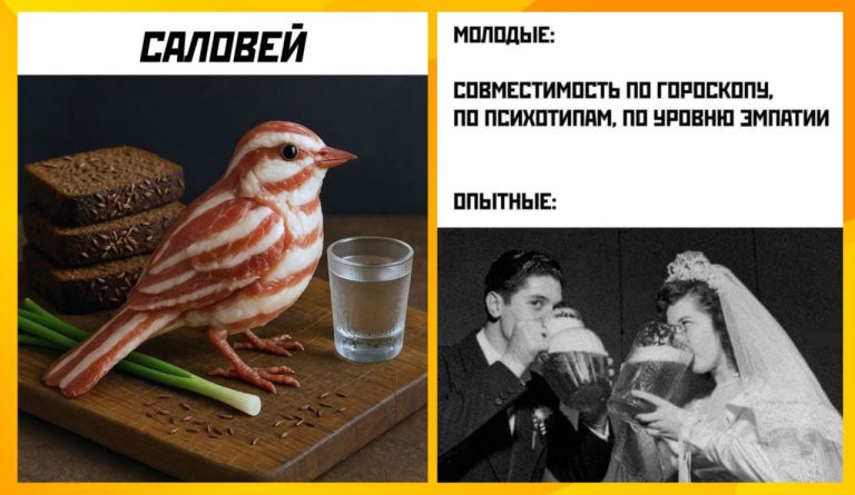 Юмор на утро и саловей