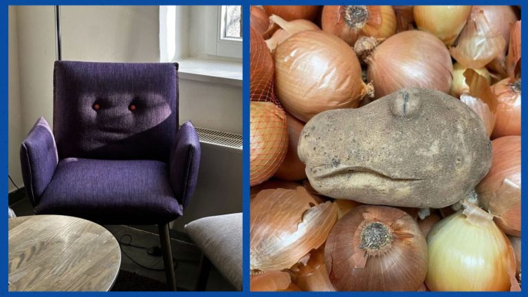 Когда мозг рисует портреты на всём подряд и это чертовски мило