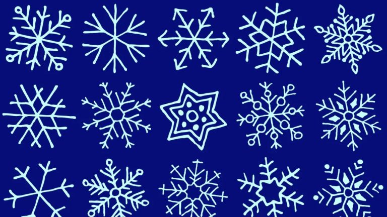 У тебя зоркий глаз, если ты найдёшь совпадающие снежинки за 30 секунд