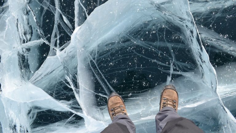 На лед не выходить! Штраф - до 100 евро