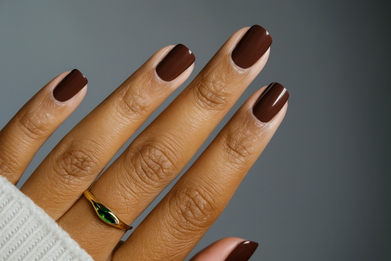 🥂 Идеи новогоднего маникюра 2026: от шампанского до шифона