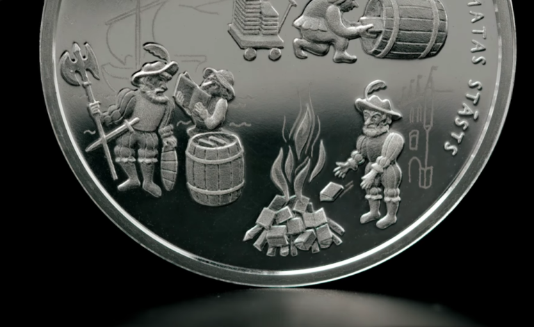 Банк Латвии выпускает серебряную монету в честь пятисотлетия первой книги на латышском языке