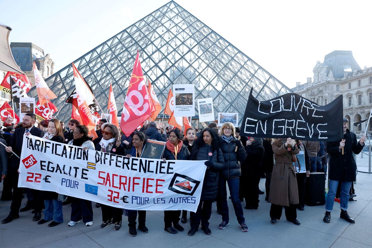 Самый посещаемый музей мира вновь закрыт: забастовка сотрудников Лувра продолжается