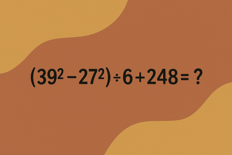 🤯 Попробуйте решить и не перегреться: головоломка, которую решать только чемпионы устного счета