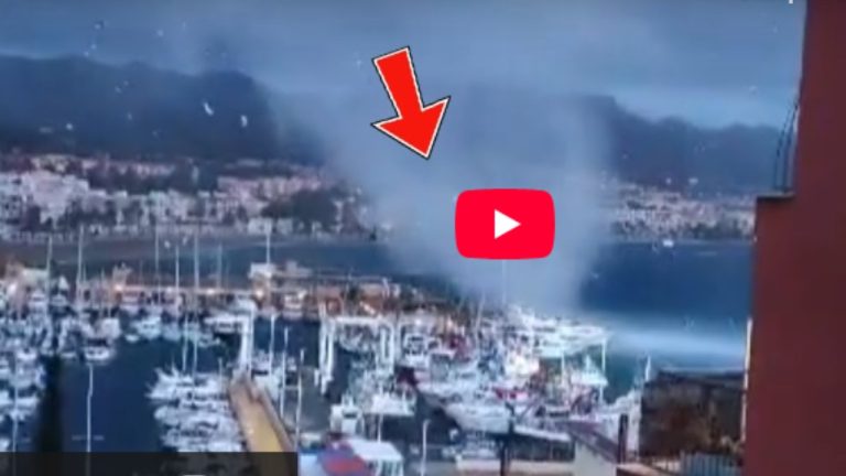 ВИДЕО: Гигантский торнадо обрушился на курорт в Испании: есть жертвы, разрушены яхты и порт