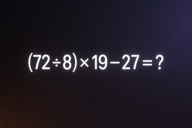 ⚡Включаем голову: короткая задача на порядок действий и внимание