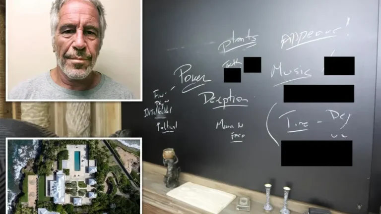 Таинственные надписи на чёрной доске: опубликованы новые кадры из резиденции педофила Джеффри Эпштейна