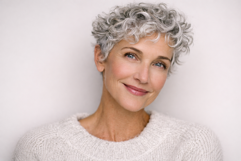 Короткие стрижки с кудрями для женщин около 60: идеи, которые омолаживают в 2026 году