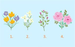 Символическое изображение четырёх цветов для интуитивного теста о будущем в феврале 2026 года