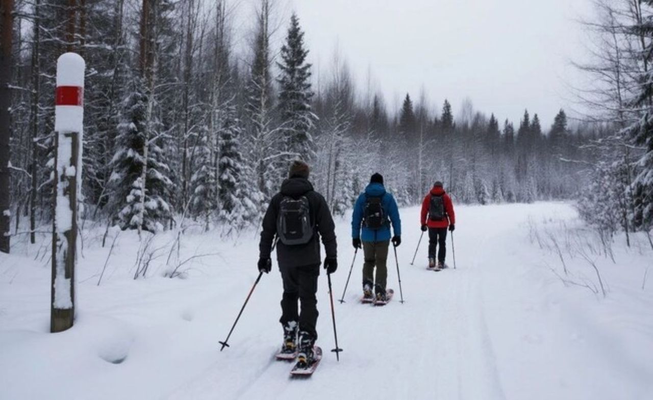 Из любопытства - через границу: трое немцев на снегоступах незаконно сходили из Финляндии в Россию и обратно