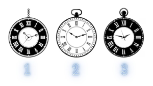 Три разных наручных и настенных часов для визуального психологического теста — выберите часы и узнайте важный совет