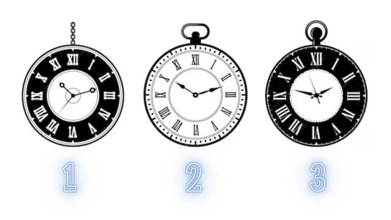 Три разных наручных и настенных часов для визуального психологического теста — выберите часы и узнайте важный совет