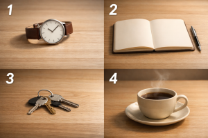 Психологический тест: выберите предмет на столе — часы, блокнот, ключи или чашку — и узнайте, что вы слишком долго держите под контролем