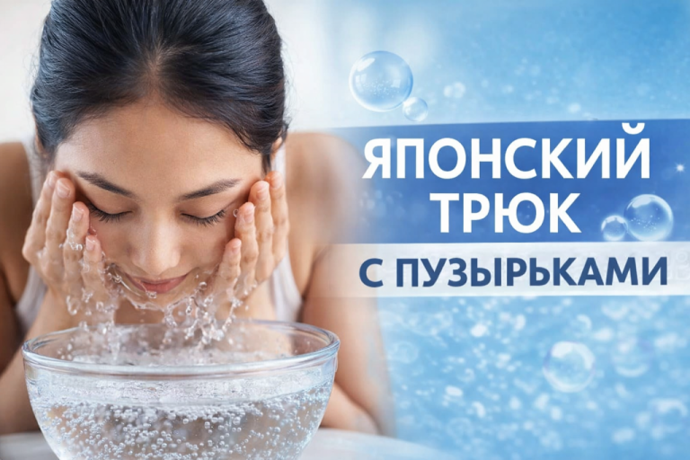 Японский трюк для сияющей кожи: умывание газированной водой стало новым бьюти-хитом