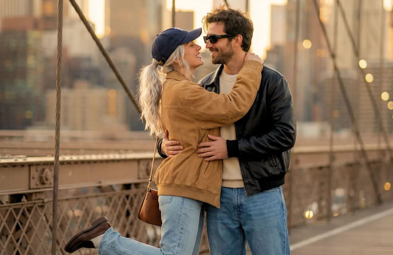 Мужчина и женщина гуляют вместе — иллюстрация к статье о том, как избавиться от нереалистичных ожиданий и найти настоящую любовь