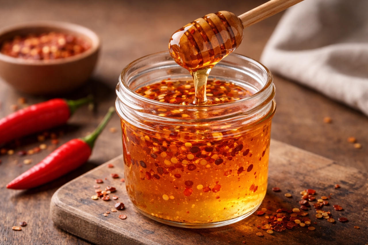 🌶️🍯 Ресторанная фишка дома: hot honey, который делает сыры и закуски в разы вкуснее