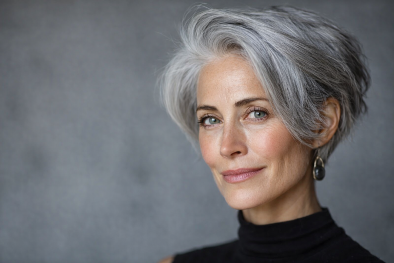 Стрижки для женщин около 50+ с тонкими волосами: 24 идеи, которые дают объём