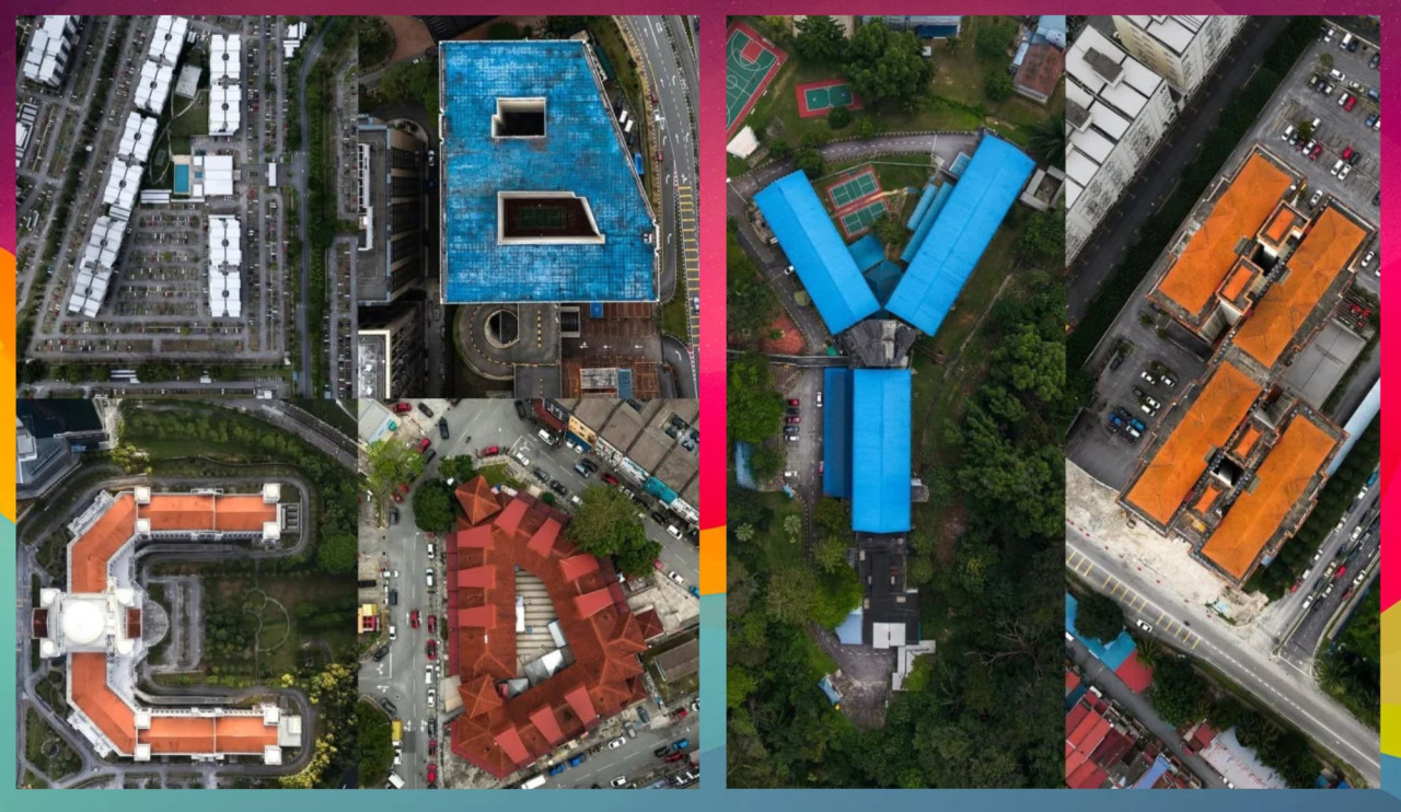 Алфавит, спрятанный в архитектуре Куала-Лумпура