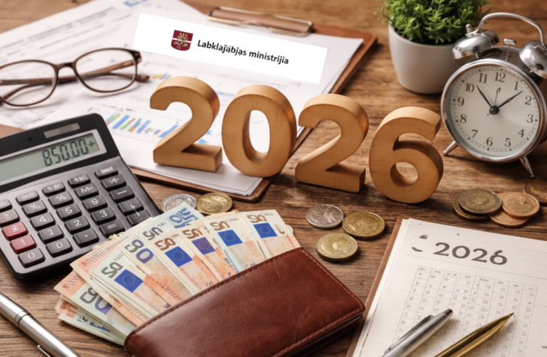 Индексация 2026 года: в Латвии официально выросли минимальные пенсии и социальные пособия