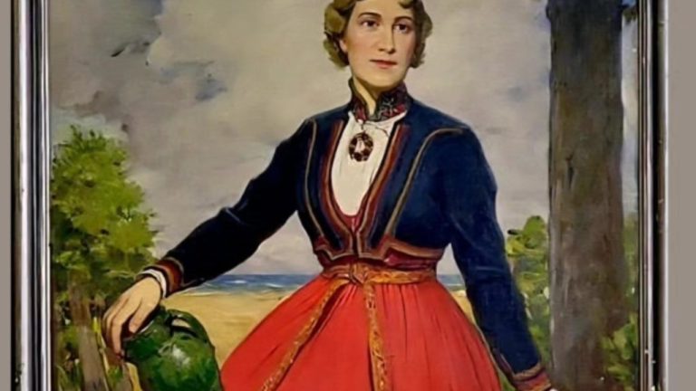 Музей Пурвитиса представит найденную в Германии картину Тилберга «Латышская девушка»