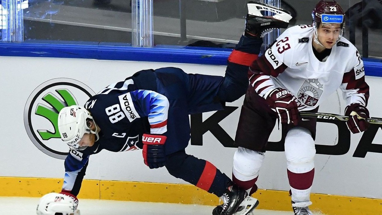 Первое поражение в Олимпийском турнире: сборная Латвии уступила США. Счет 1:5